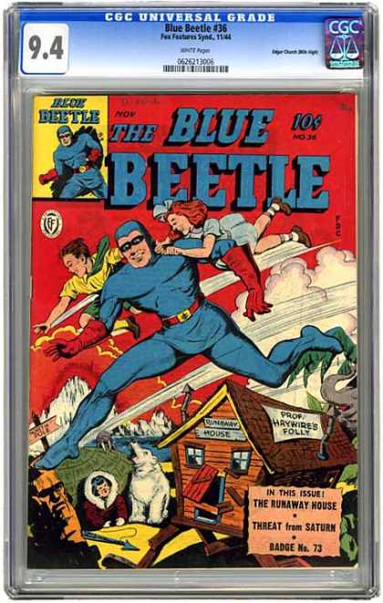 CGC Graded Comics - Blue Beetle #36 (CGC) - Hes Back