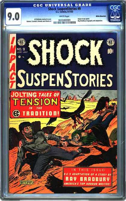 CGC Graded Comics - Shock SuspenStories #9 (CGC)