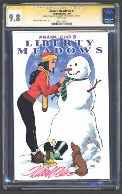 CGC Graded Comics - Liberty Meadows #7 (CGC) - Frank Cho - Liberty Meadows - Tie - 98 - Dog