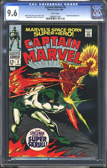 CGC Graded Comics - Captain Marvel #2 (CGC)