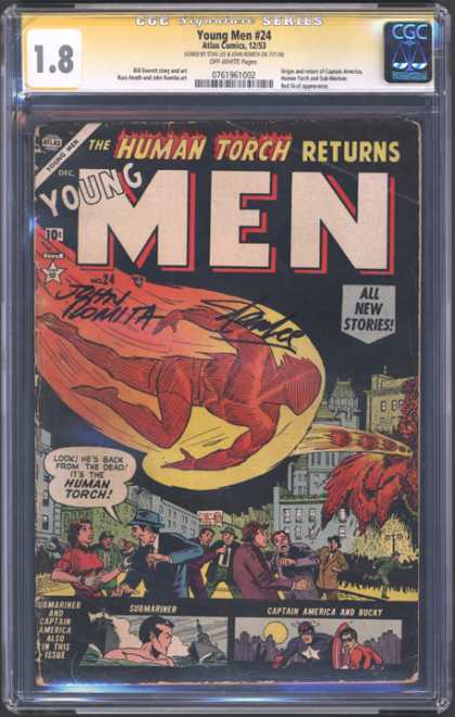 CGC Graded Comics - Young Men #24 (CGC)