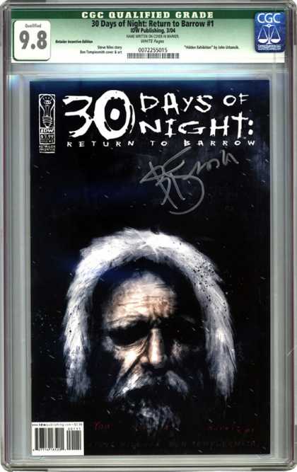 CGC Graded Comics - 30 Days of Night: Return to Barrow #1 (CGC) - Old Man - Depressed - Black - Dark - Hollow Eyes
