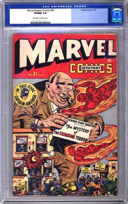 CGC Graded Comics - Marvel Mystery Comics #81 (CGC)