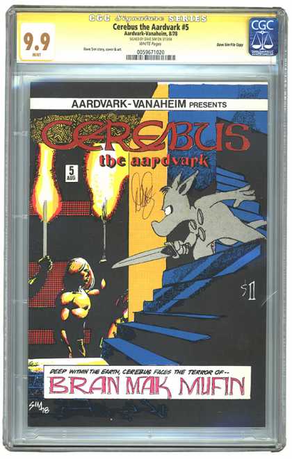 CGC Graded Comics - Cerebus the Aardvark #5 (CGC)