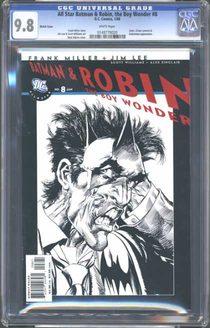 CGC Graded Comics - All Star Batman & Robin, the Boy Wonder #8 (CGC) - Frank Miller - Batman And Robin - Issue 8 - Dc Comics - The Boy Wonder