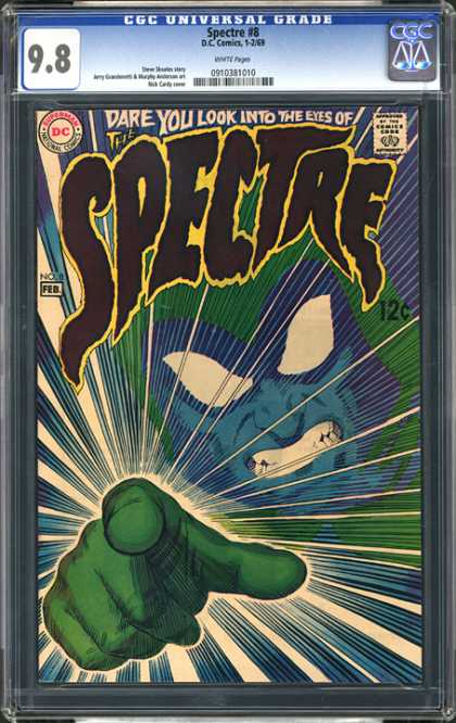 CGC Graded Comics - Spectre #8 (CGC) - Spectre - Dc Comics - Approved By The Comics Code Authority - Superman - National Comics