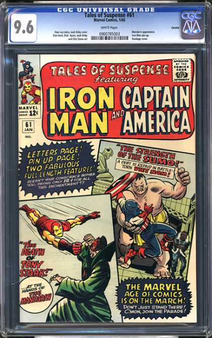 CGC Graded Comics - Tales of Suspense #61 (CGC)