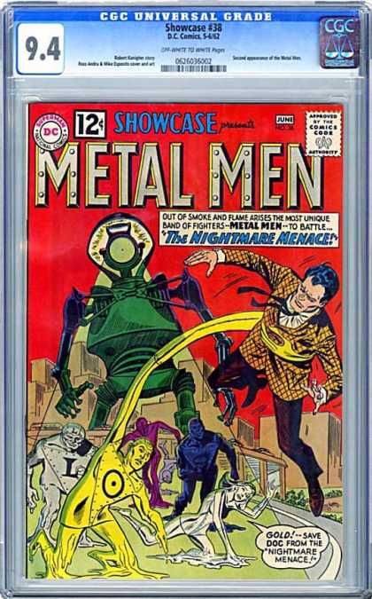 CGC Graded Comics - Showcase #38 (CGC) - Steel - Scary - Iron - Machine - Frieghtened