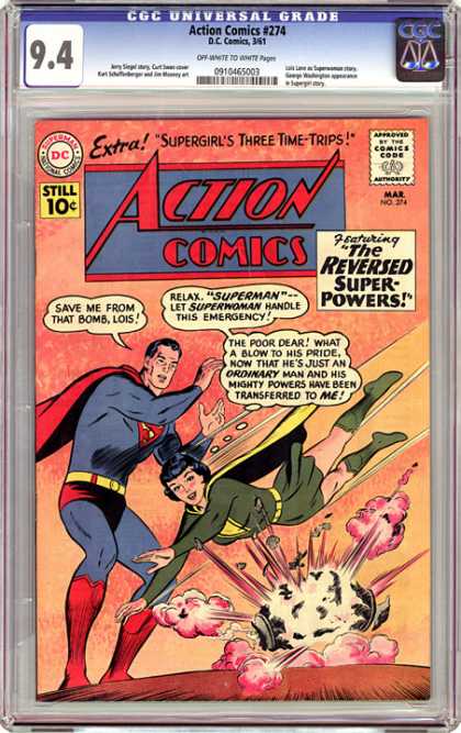 CGC Graded Comics - Action Comics #274 (CGC)