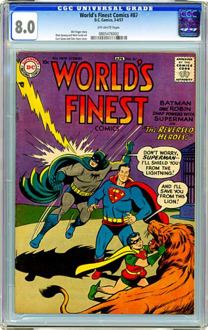 CGC Graded Comics - World's Finest Comics #87 (CGC)