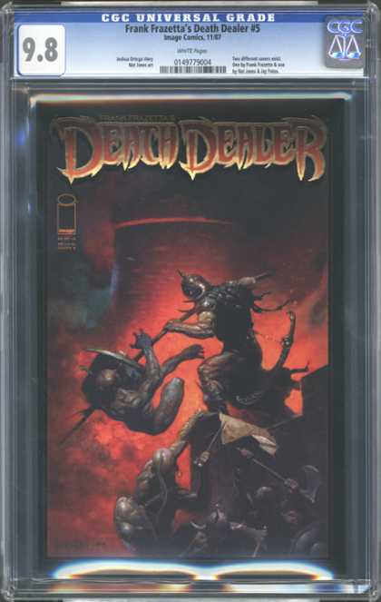 CGC Graded Comics - Frank Frazetta's Death Dealer #5 (CGC) - Monsters - Battle Time - Weapons - Death - Armor