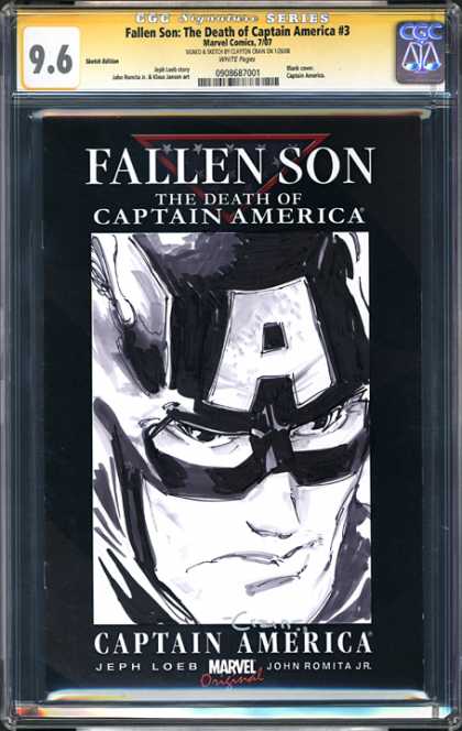 CGC Graded Comics - Fallen Son: The Death of Captain America #3 (CGC)