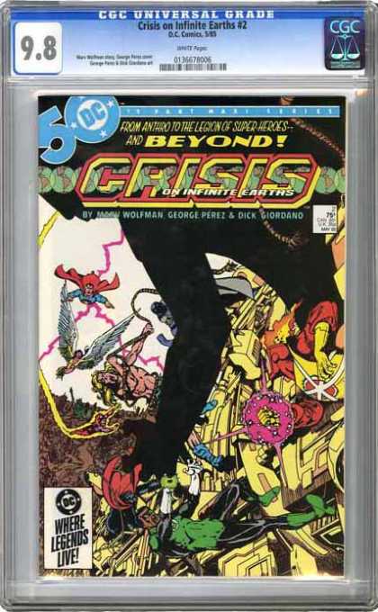 CGC Graded Comics - Crisis on Infinite Earths #2 (CGC)