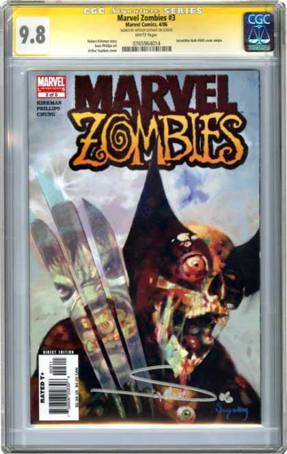 CGC Graded Comics - Marvel Zombies #3 (CGC) - Wolverine - Marvel Zombies - Mutants - X-men - Limited Edition