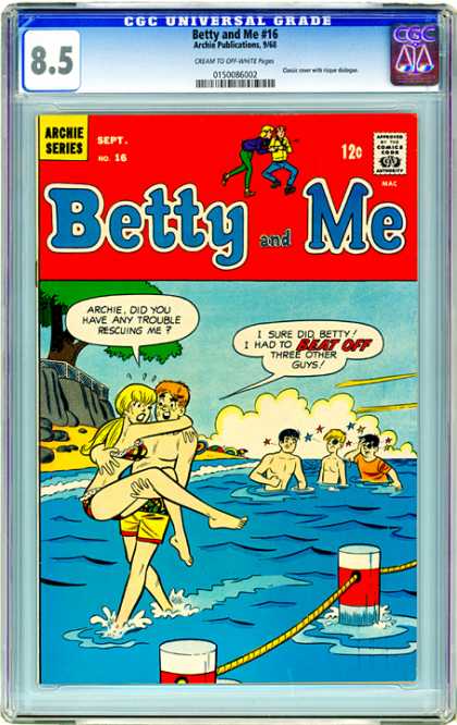 CGC Graded Comics - Betty and Me #16 (CGC)