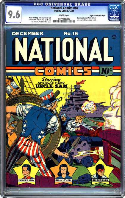 CGC Graded Comics - National Comics #18 (CGC)
