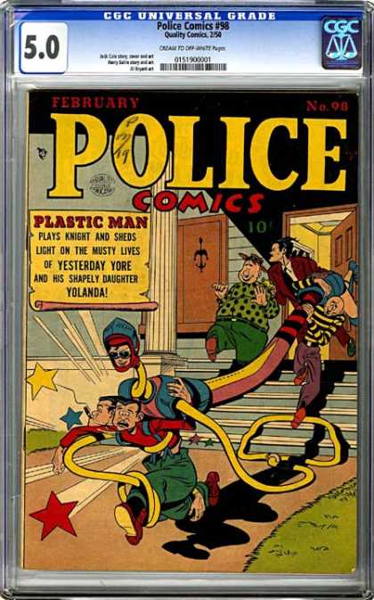 CGC Graded Comics - Police Comics #98 (CGC)