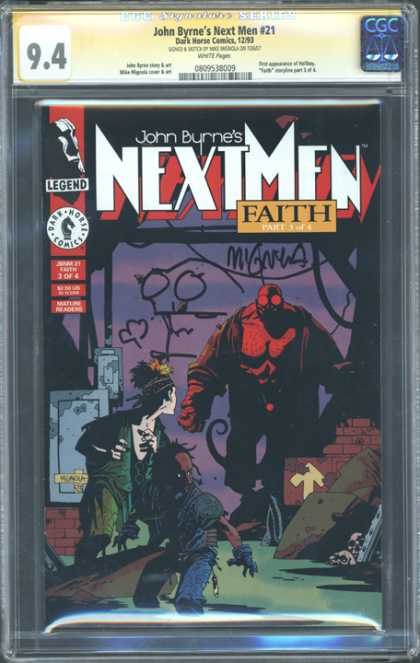 CGC Graded Comics - John Byrne's Next Men #21 (CGC)