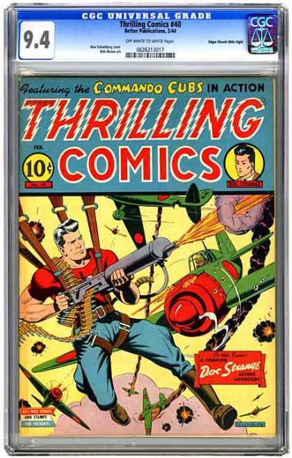 CGC Graded Comics - Thrilling Comics #40 (CGC)