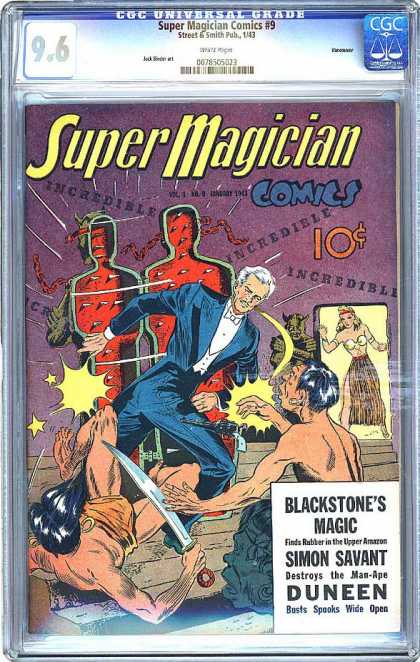 CGC Graded Comics - Super Magician Comics #9 (CGC)