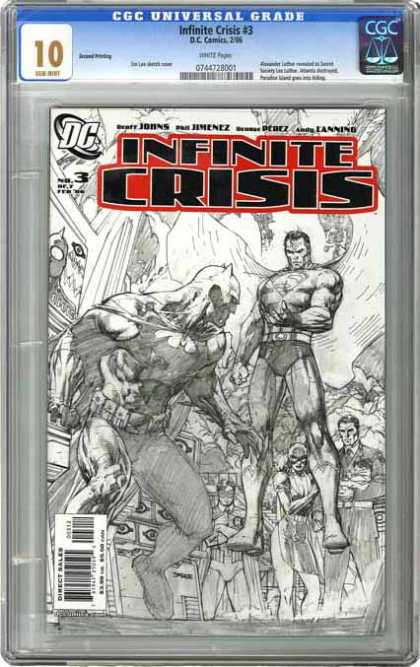 CGC Graded Comics - Infinite Crisis #3 (CGC) - Infinite Crisis - Batman - Dc Comics - Superman - Jimenez