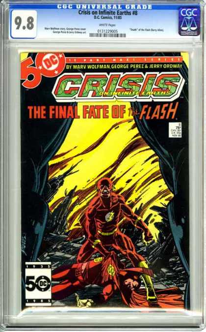 CGC Graded Comics - Crisis on Infinite Earths #8 (CGC) - Dc - Dc Comics - Crisis - Flash - Fate