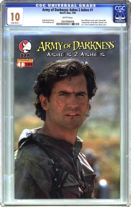 CGC Graded Comics - Army of Darkness: Ashes 2 Ashes #1 (CGC) - Army Of Darkness - Devil - Dynamite - Ashes To Ashes - Shirt