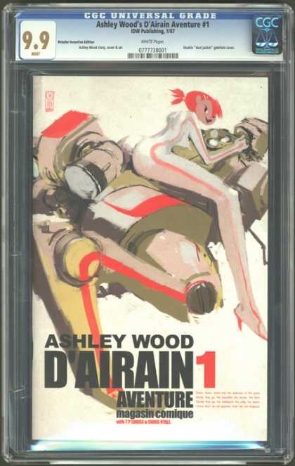 CGC Graded Comics - Ashley Wood's D'Airain Adventure #1 (CGC) - Robot - Super Hero - Female - Ashley Wood - Dairain Adventure