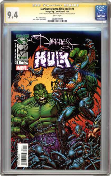 CGC Graded Comics - Darkness/Incredible Hulk #1 (CGC) - Darkness - The Incredible Hulk - Marvel - Top Cow - Demons