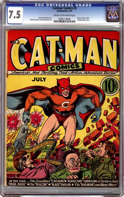 CGC Graded Comics - Catman Comics #3 (CGC)