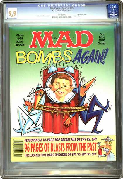 CGC Graded Comics - Mad Super Special #65 (CGC) - Mad - Bombs Again - Winter 1988 Super Special - Cheap - Dynammite