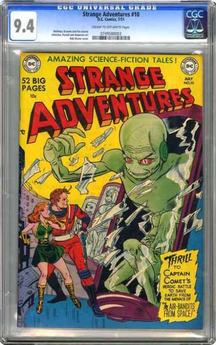 CGC Graded Comics - Strange Adventures #10 (CGC) - Strange Adventures - July - Science-fiction - Dc - Captain Comet