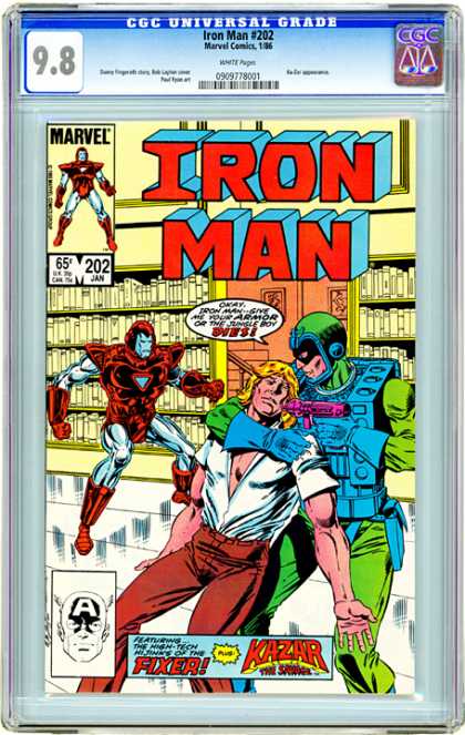 CGC Graded Comics - Iron Man #202 (CGC)