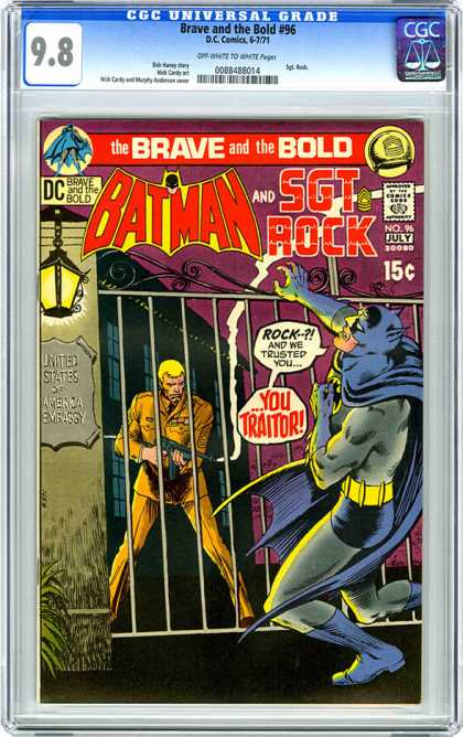 CGC Graded Comics - Brave and the Bold #96 (CGC)