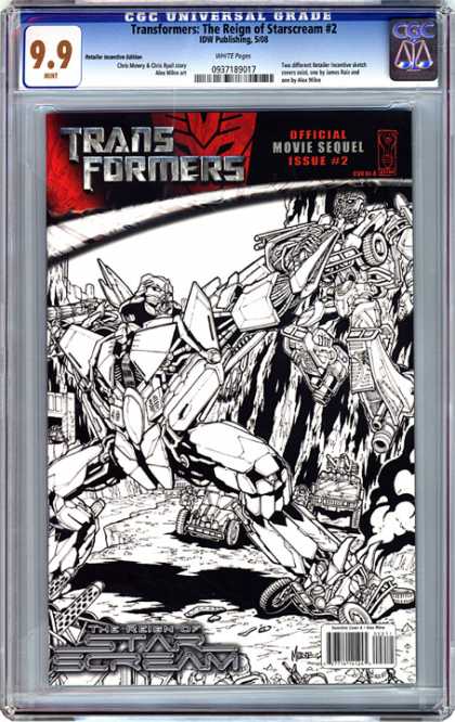 CGC Graded Comics - Transformers: The Reign of Starscream #2 (CGC)