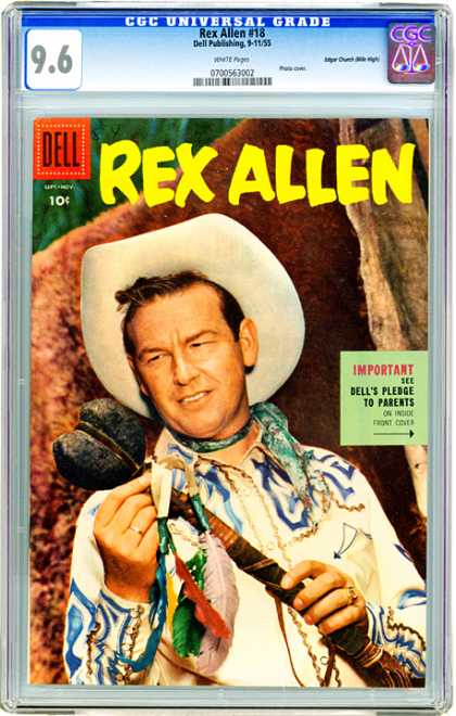 CGC Graded Comics - Rex Allen #18 (CGC)