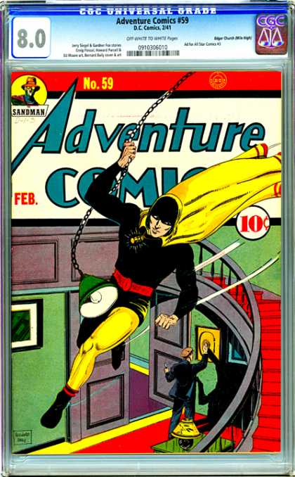 CGC Graded Comics - Adventure Comics #59 (CGC) - Cgc - Adventure Comics - Rubbery - Thief - House