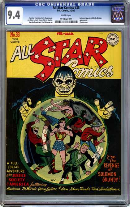 CGC Graded Comics - All Star Comics #33 (CGC)