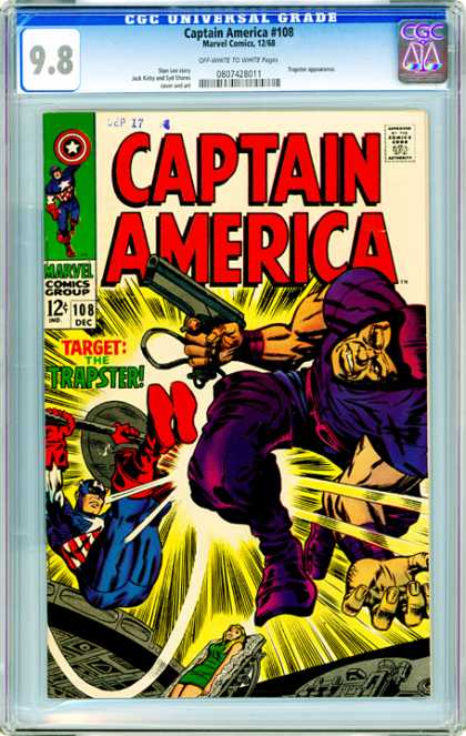 CGC Graded Comics - Captain America #108 (CGC)