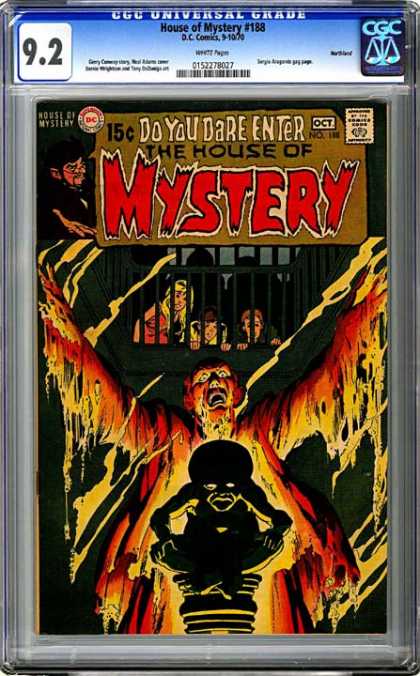 CGC Graded Comics - House of Mystery #188 (CGC) - House Of Mystery - Cain - Horror Comics - Dc - Terror Tales