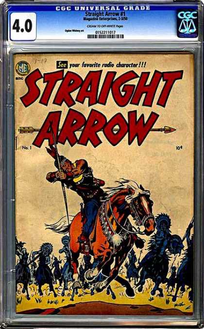 CGC Graded Comics - Straight Arrow #1 (CGC)