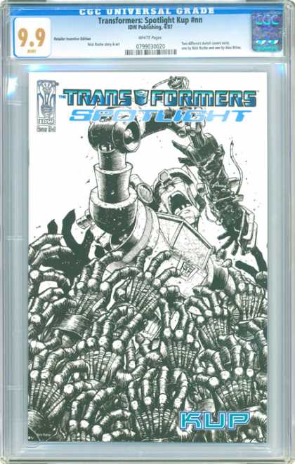 CGC Graded Comics - Transformers: Spotlight Kup #nn (CGC) - Transformers - Spotlight - 99 - Idw Publishing - Machine