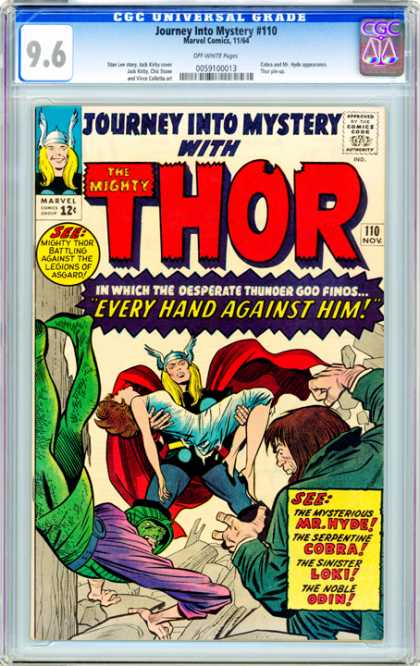 CGC Graded Comics - Journey Into Mystery #110 (CGC)