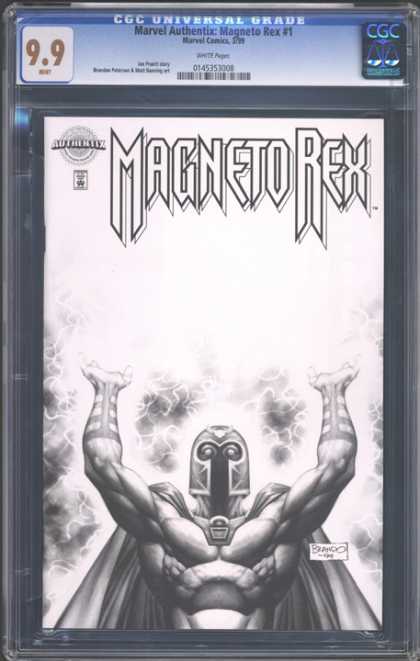 CGC Graded Comics - Marvel Authentix: Magneto Rex #1 (CGC) - Magneto Rex - Marvel - Costume - Superhero - Sky