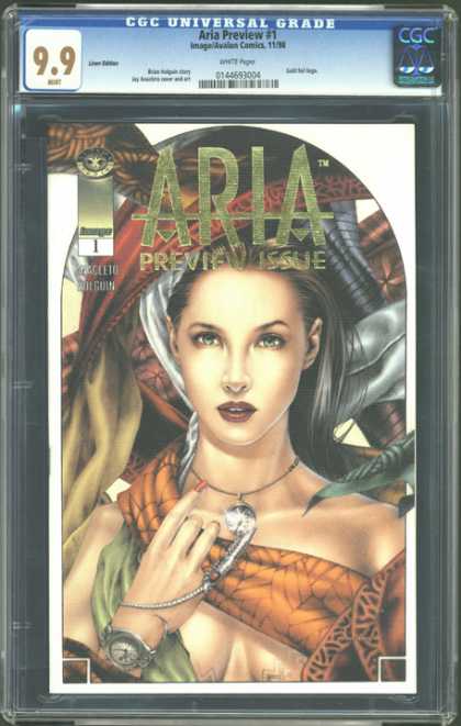 CGC Graded Comics - Aria Preiew #1 (CGC) - Woman - Necklace - Preview - Jewelry - Gaze