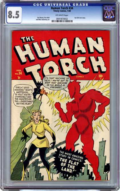 CGC Graded Comics - Human Torch #34 (CGC)