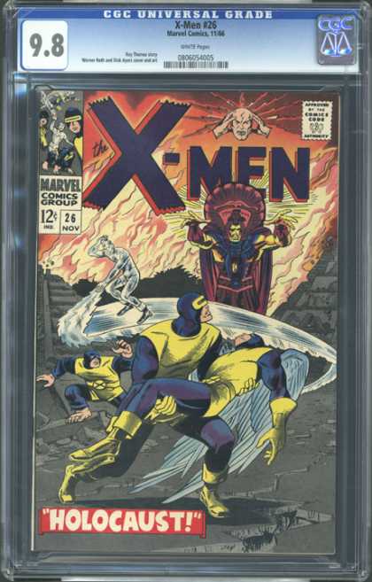 CGC Graded Comics - X-Men #26 (CGC) - Marvel Comics - X-men - Comics Code Authority - Holocaust - Fire