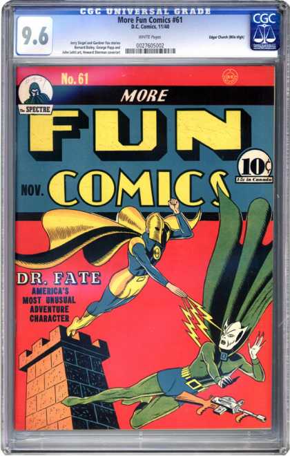 CGC Graded Comics - More Fun Comics #61 (CGC)