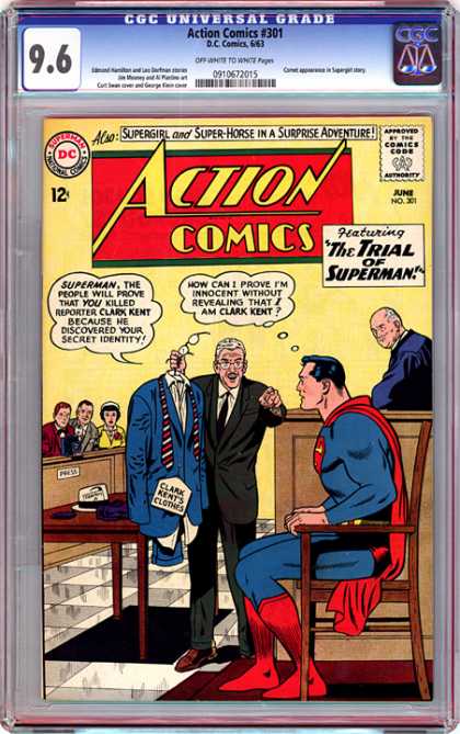 CGC Graded Comics - Action Comics #301 (CGC)