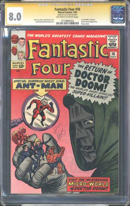 CGC Graded Comics - Fantastic Four #16 (CGC)